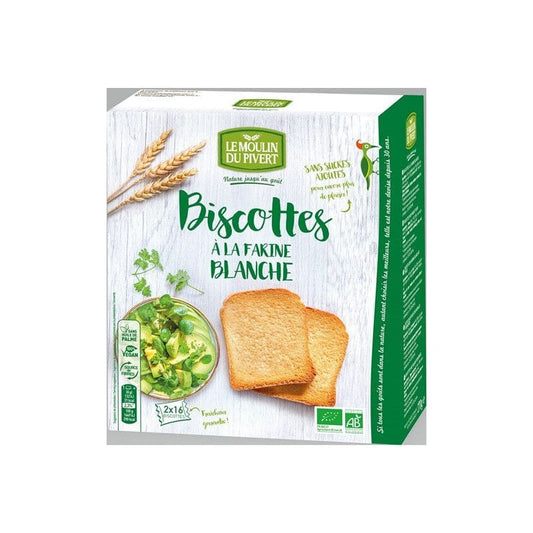 LE MOULIN DU PIVERT -- Biscottes farine blanche (n)