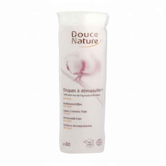 DOUCE NATURE -- Disques a demaquiller bio 60u