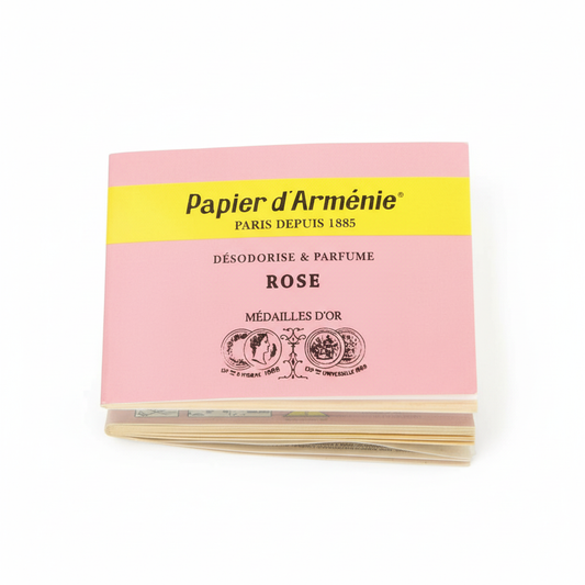 PAPIER D'ARMENIE -- Papier armenie a la rose