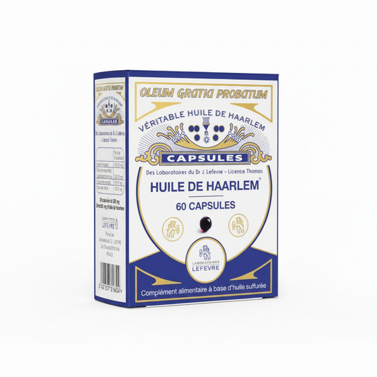 LABORATOIRES LEFEVRE -- Huile de haarlem 60caps bleue