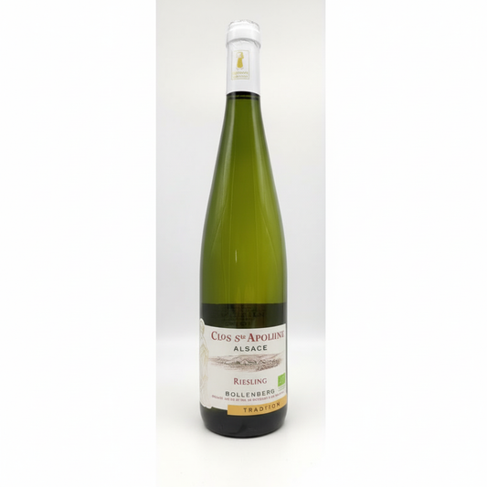 BOLLENBERG -- Aoc riesling 2020 clos ste apo