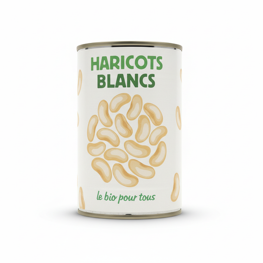 BIO POUR TOUS -- Haricots blancs (pne 240g)