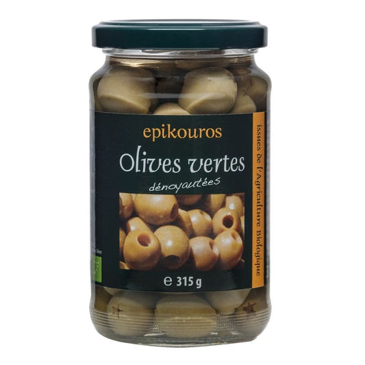 EPIKOUROS -- Olives vertes denoyautees 315g