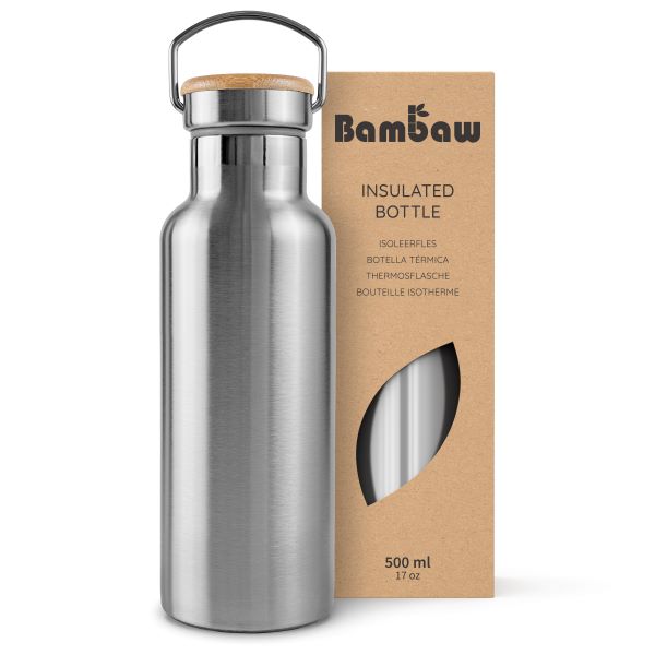 Bambaw -- Bouteille isotherme en inox - 500mL