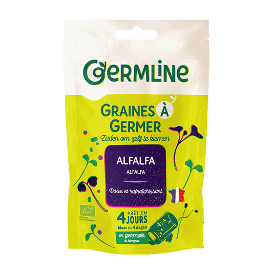 Germline -- Graines à germer alfalfa bio (origine France) - 150 g
